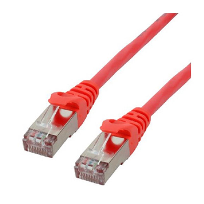 MCL FCC6ABMSHF-3M/R/10 câble de réseau Rouge Cat6a S/FTP (S-STP)