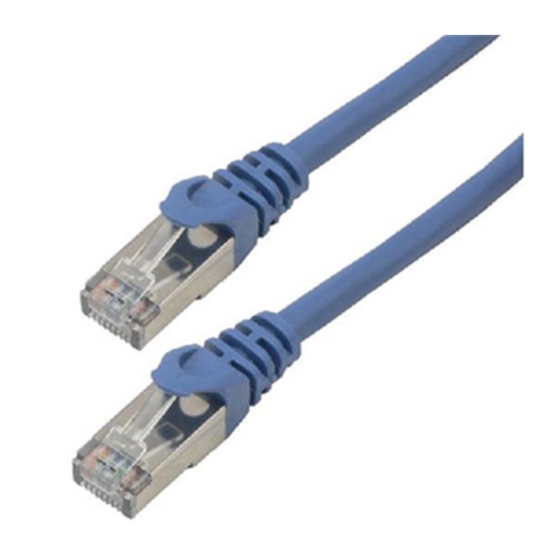 MCL 3m Cat6a S/FTP câble de réseau Bleu S/FTP (S-STP)