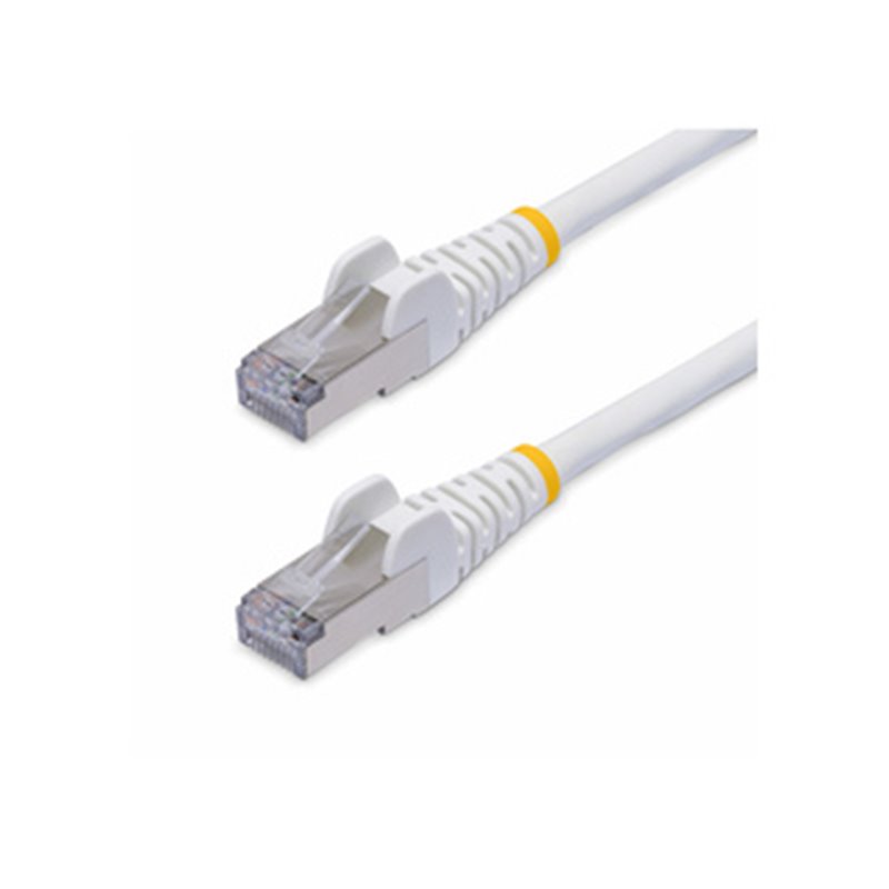 StarTech.com Câble Ethernet CAT8 Blanc de 50cm, RJ45 Snagless, 25G/40G, 2000MHz, 100W PoE++, S/FTP, Fil de Cuivre Pur 26