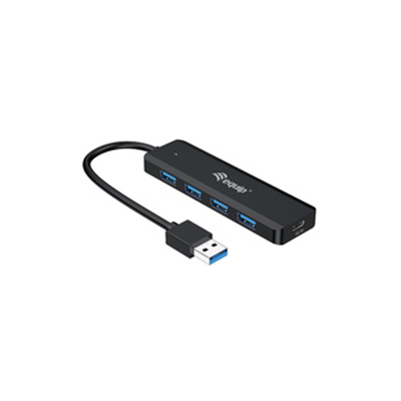 Equip 128959 hub & concentrateur USB 3.2 Gen 1 (3.1 Gen 1) Type-A 5000 Mbit/s Noir