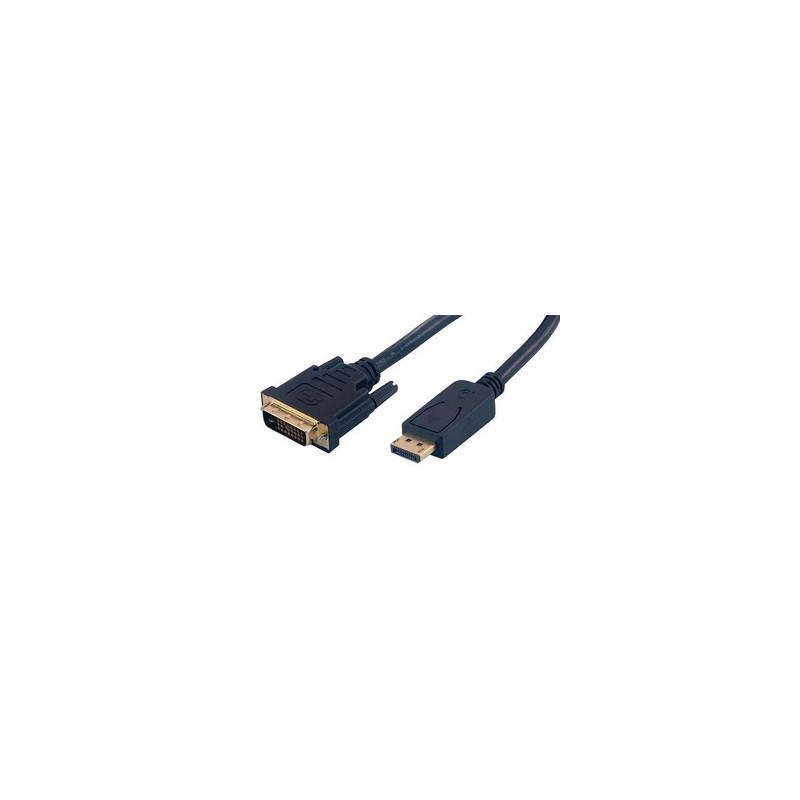 MCL MC393-2M câble vidéo et adaptateur DisplayPort DVI-D Noir