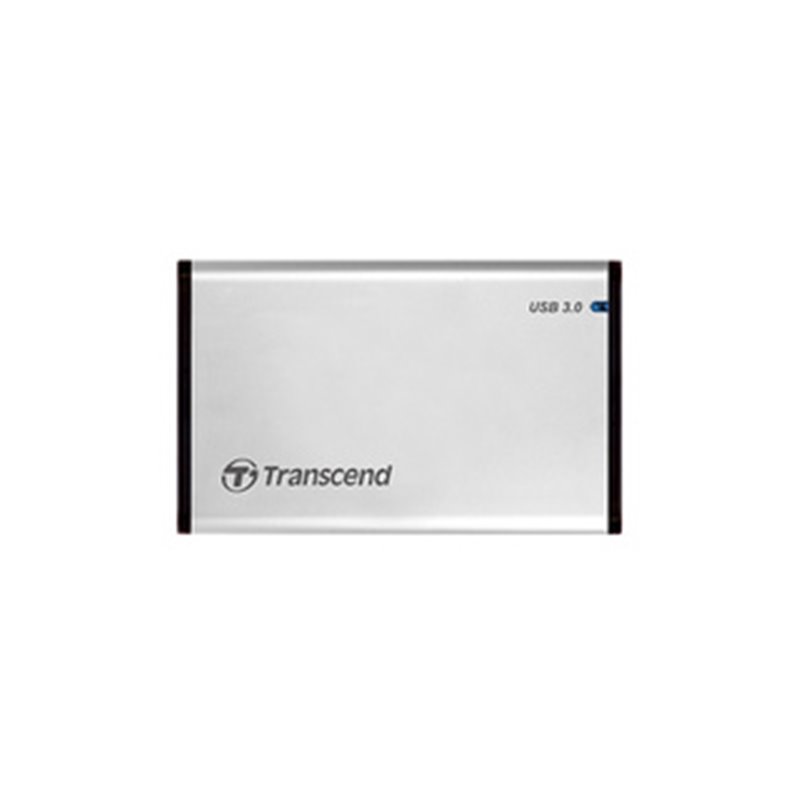 Transcend StoreJet 25S3 Boîtier disque dur/SSD Argent 2.5