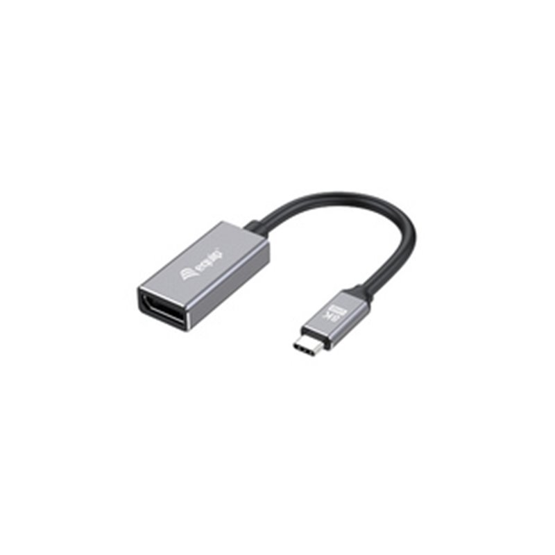 Equip 133493 câble vidéo et adaptateur 0,15 m USB Type-C DisplayPort Noir, Gris