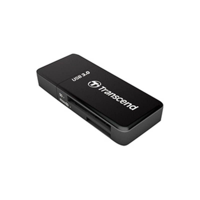 Transcend RDF5 lecteur de carte mémoire USB 3.2 Gen 1 (3.1 Gen 1) Type-A Noir