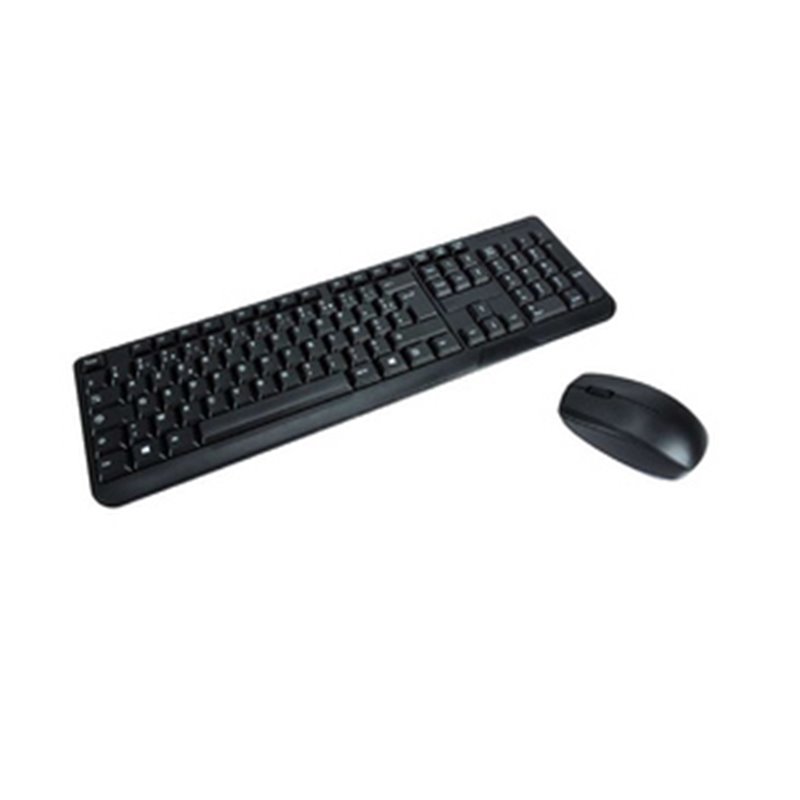 MCL ACK-2012W/N clavier Souris incluse Universel RF sans fil AZERTY Français Noir