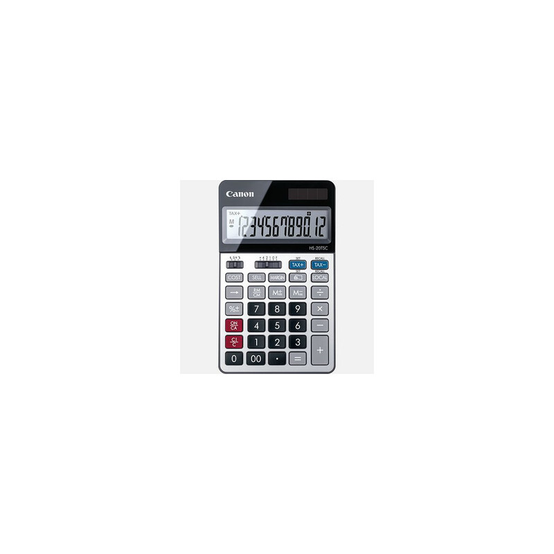 Canon HS-20TSC calculatrice Bureau Calculatrice financière Noir, Argent