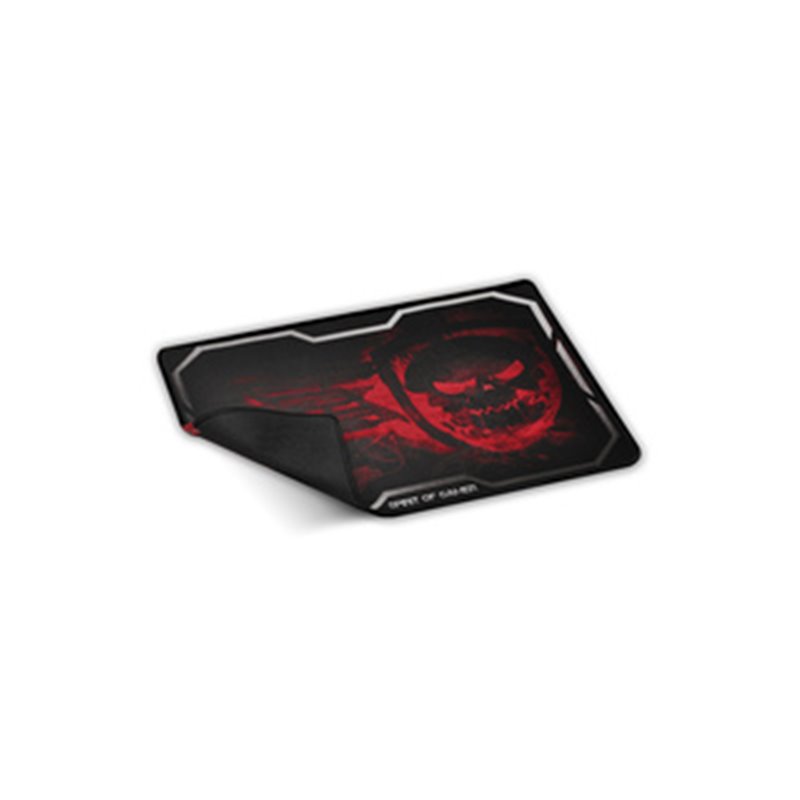 Spirit of Gamer Smokey Skull Tapis de souris de jeu Noir, Rouge