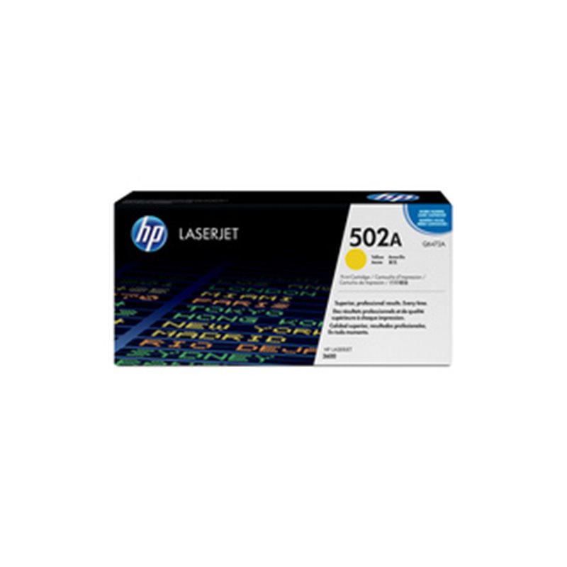 HP 502A toner LaserJet jaune authentique