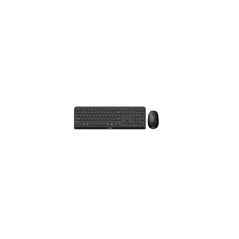 Philips 4000 series SPT6407B/19 clavier Souris incluse Universel RF sans fil + Bluetooth AZERTY Français Noir