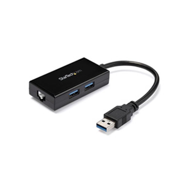 StarTech.com Adaptateur réseau USB 3.0 vers Gigabit Ethernet avec hub USB 3.0 à 2 ports