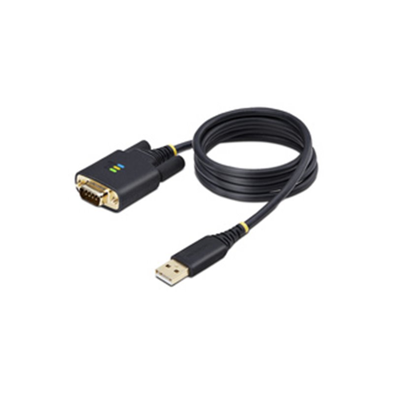 StarTech.com Câble USB-Série de 1m - Rétention COM, Vis/Écrous Interchangeables, Adaptateur USB vers DB9 RS232, Converti