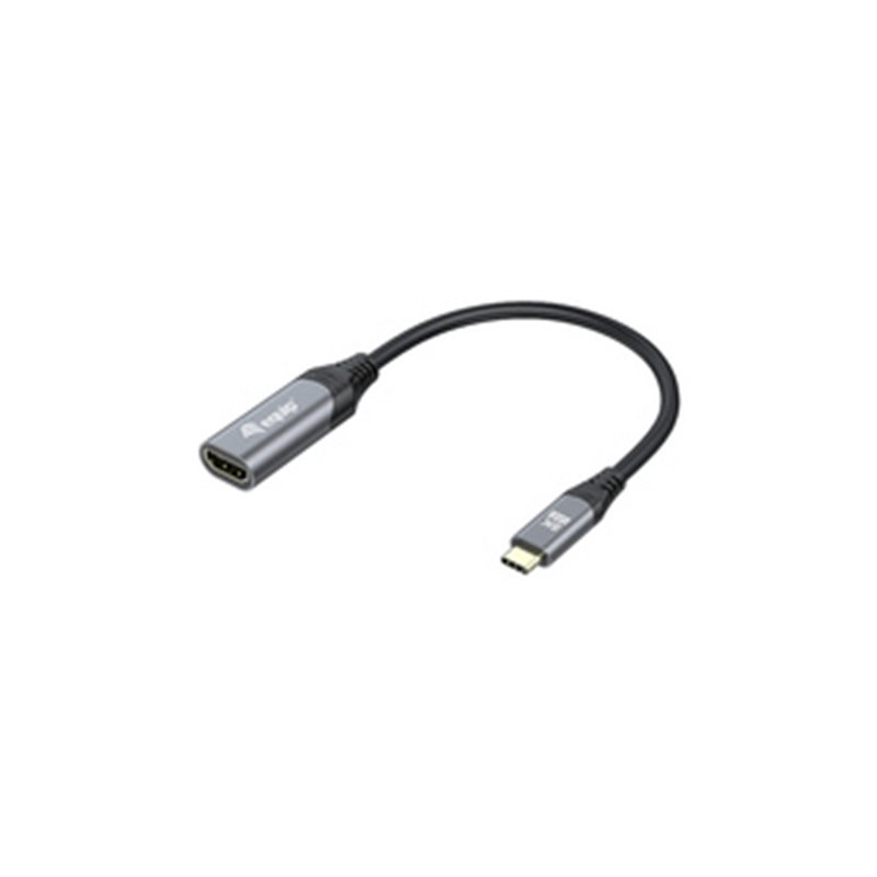 Equip 133492 câble vidéo et adaptateur 0,15 m USB Type-C HDMI Noir, Gris