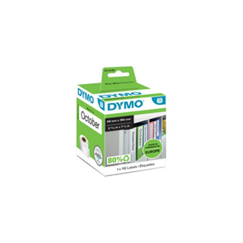 DYMO LW -Étiquettes pour classeurs grand format - 59 x 190 mm - S0722480