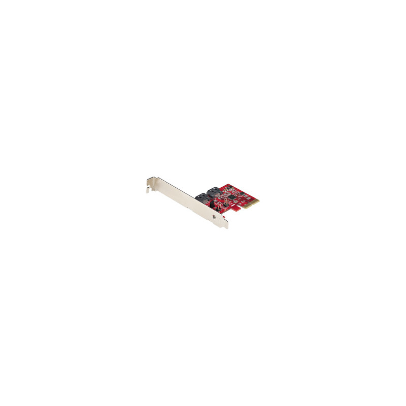 StarTech.com Carte PCI Express SATA 2 ports - Carte Contrôleur PCIe SATA - 6Gbps - ASM1166 SATA-Raid - Convertisseur PCI