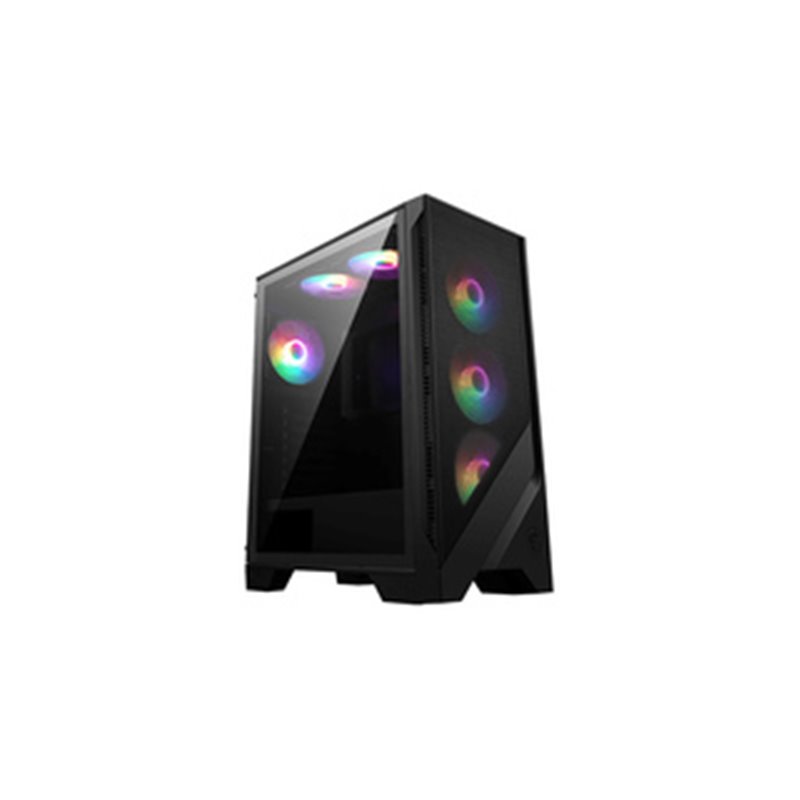 MSI MAG FORGE 120A AIRFLOW unité centrale Midi Tower Noir, Transparent