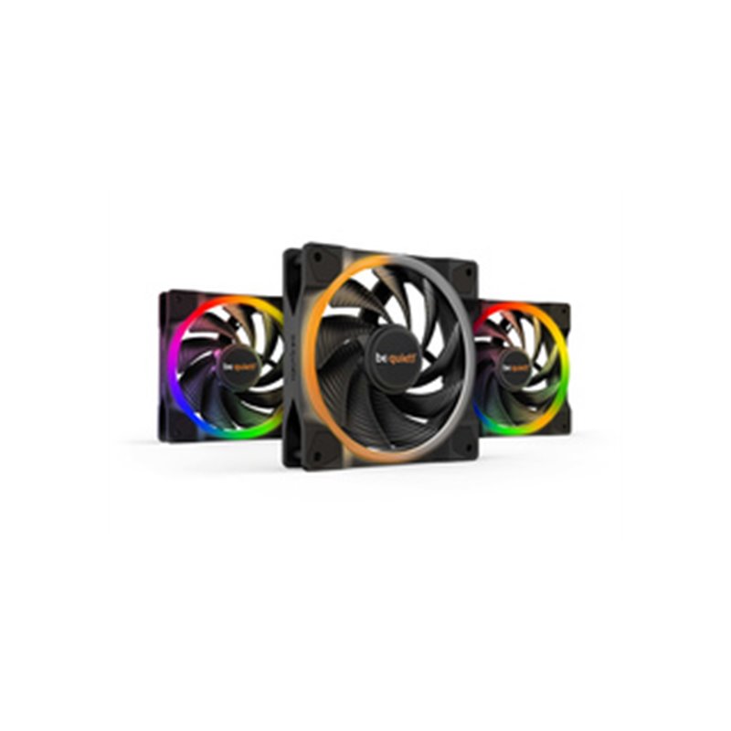 be quiet! Light Wings | 120mm PWM Triple Pack high-speed Boitier PC Ventilateur 12 cm Noir 3 pièce(s)