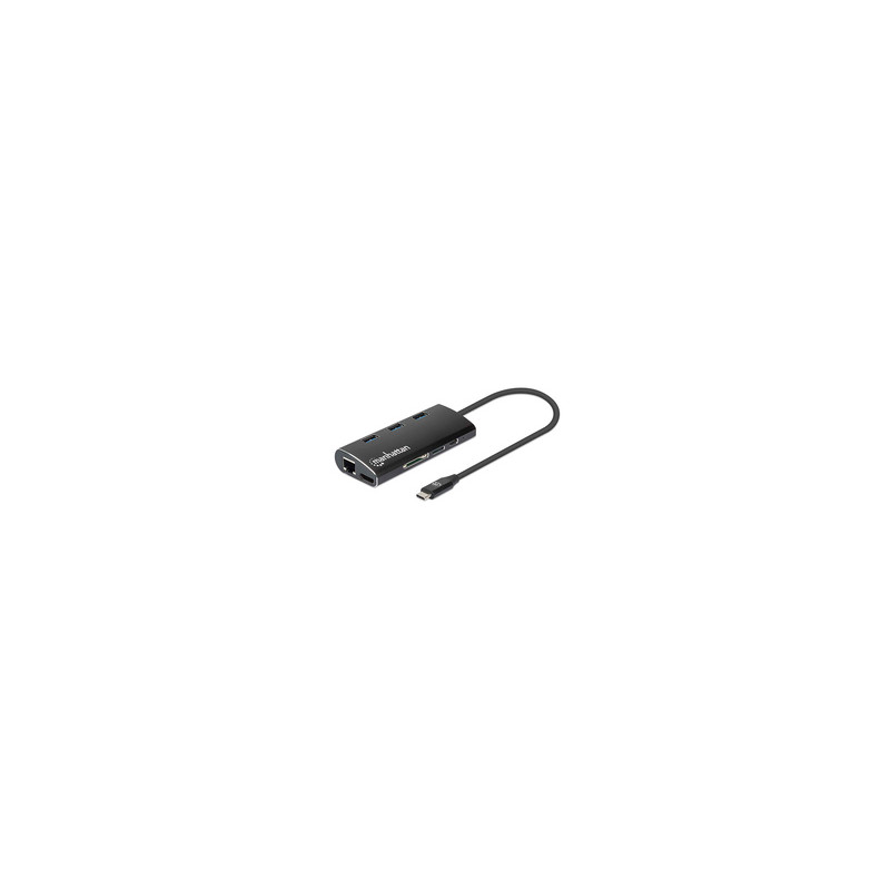 Manhattan 152440 station d'accueil USB Type-C Noir