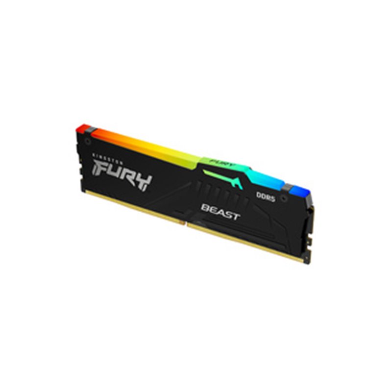 Kingston Technology FURY Beast 8 Go 4800 MT/s DDR5 CL38 DIMM Black RGB