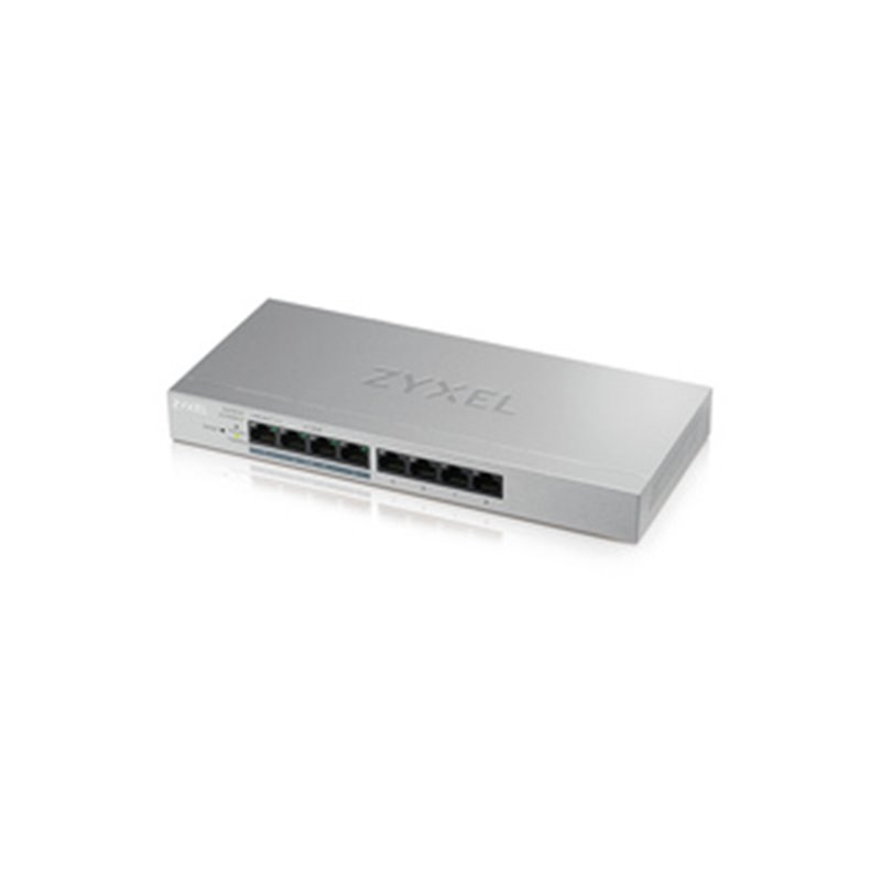 Zyxel GS1200-8HP v2 Géré Gigabit Ethernet (10/100/1000) Connexion Ethernet, supportant l'alimentation via ce port (PoE) 