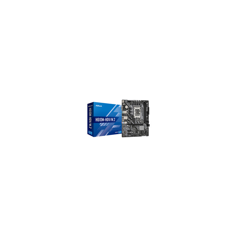 Asrock H610M-HDV/M.2 Intel H610 LGA 1700 micro ATX