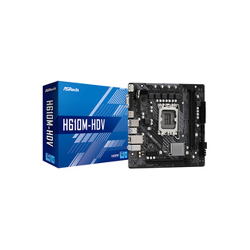 Asrock H610M-HDV Intel H610 LGA 1700 micro ATX