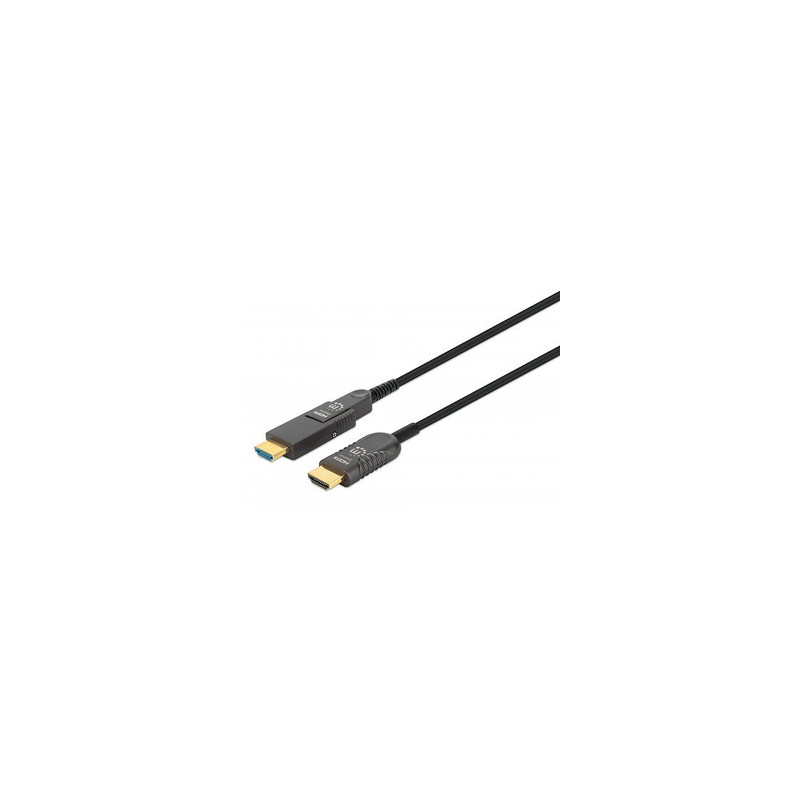 Manhattan 355537 câble HDMI 50 m HDMI Type A (Standard) HDMI Type D (Micro) Noir