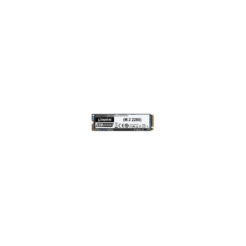 Kingston Technology KC2000 500 Go M.2 PCI Express 3.0 NVMe 3D TLC