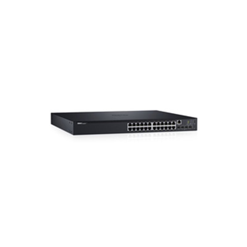 DELL N1524P Géré L3 Gigabit Ethernet (10/100/1000) Connexion Ethernet, supportant l'alimentation via ce port (PoE) 1U No