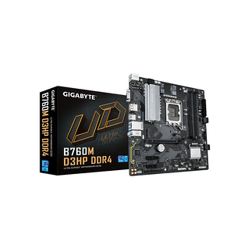 GIGABYTE B760M D3HP DDR4 - Prend en charge les processeurs Intel Core 14ème génération, VRM numérique 4+1+1 phases, jusq