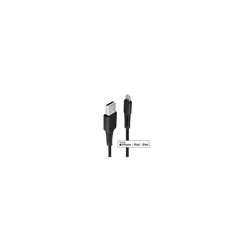 Lindy 31319 câble Lightning 0,5 m Noir