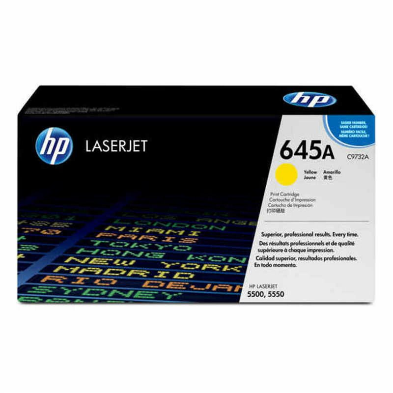 HP 645A toner LaserJet jaune authentique