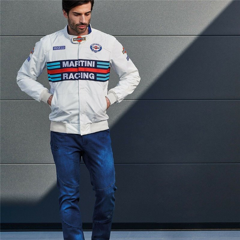 Image secondaire de Veste de Sport pour Homme Sparco Martini Racing Blanc