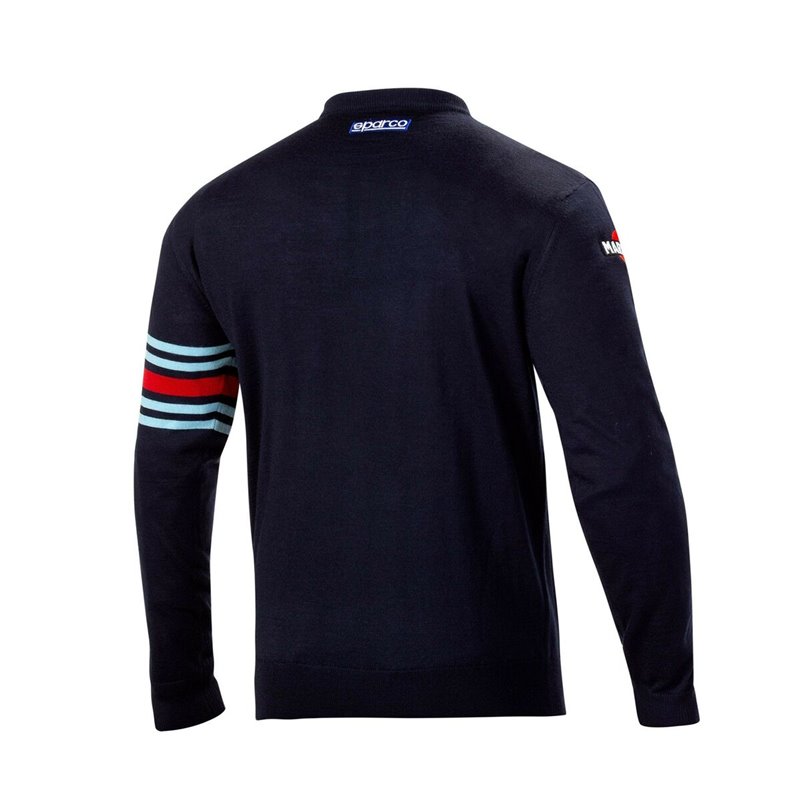 Image secondaire de Sweat sans capuche homme Sparco Martini Racing Bleu foncé