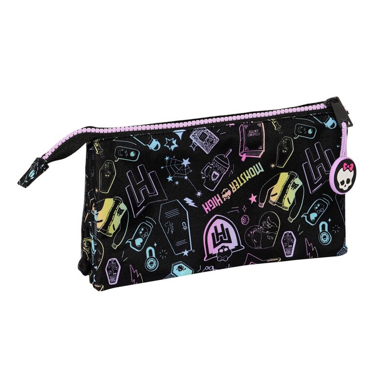 Image secondaire de Trousse d'écolier Monster High Noir 22 x 12 x 3 cm