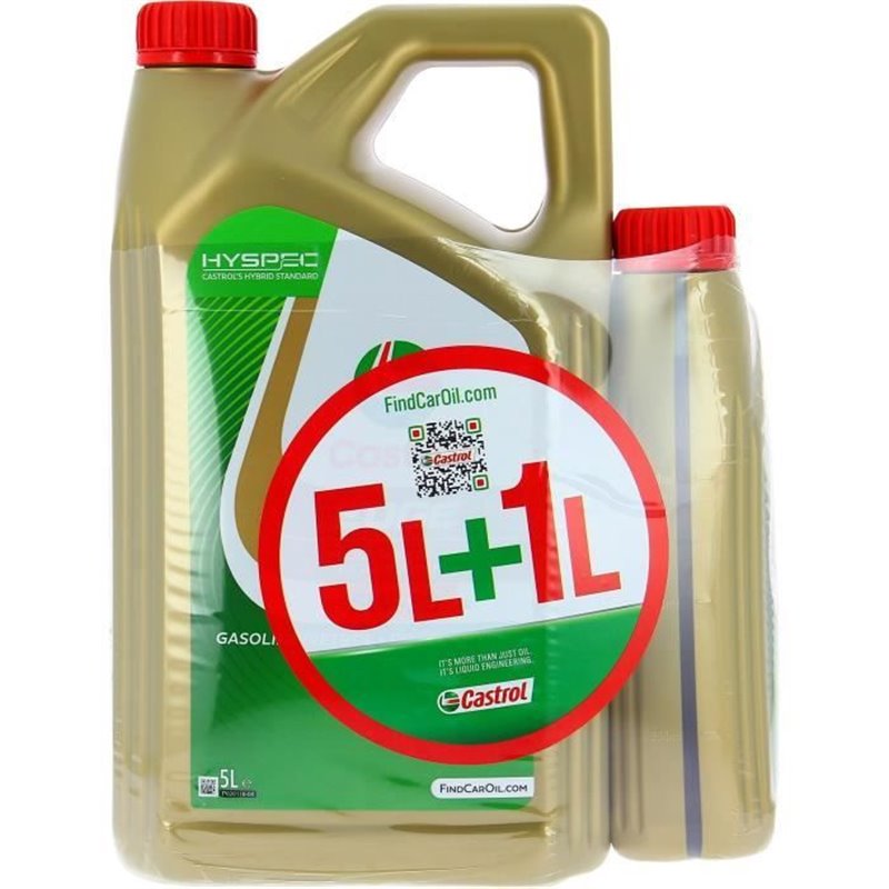 Image secondaire de Huile Moteur - CASTROL EDGE - 5W-30 LL - 5L+1L - 057356