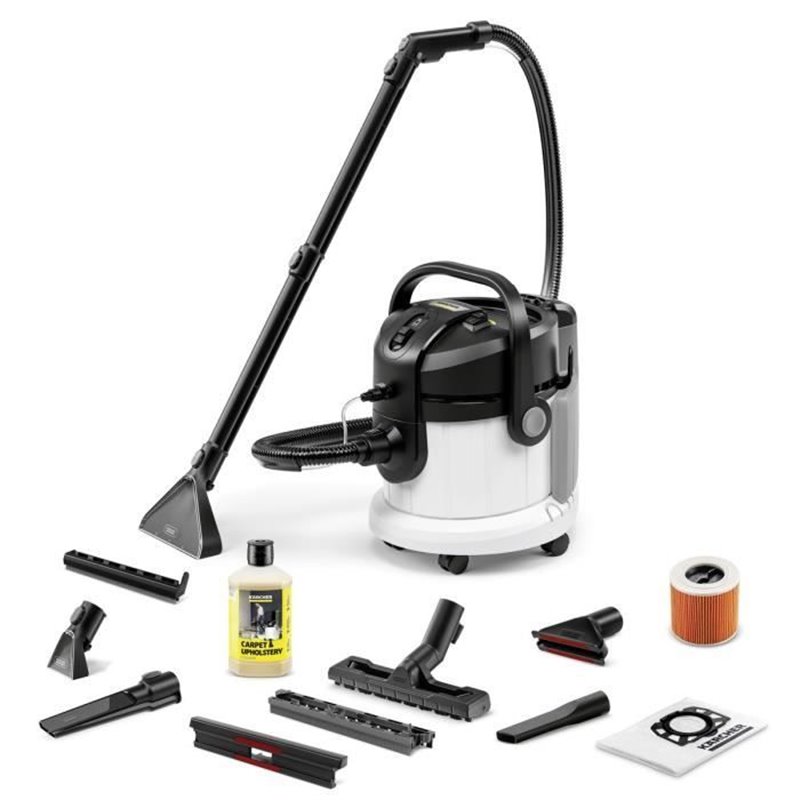 New - Aspirateur Injecteur Extracteur Eau et Poussieres Karcher SE 4 plus + kit accessoires - Cuve Polypropylene 18L - 1