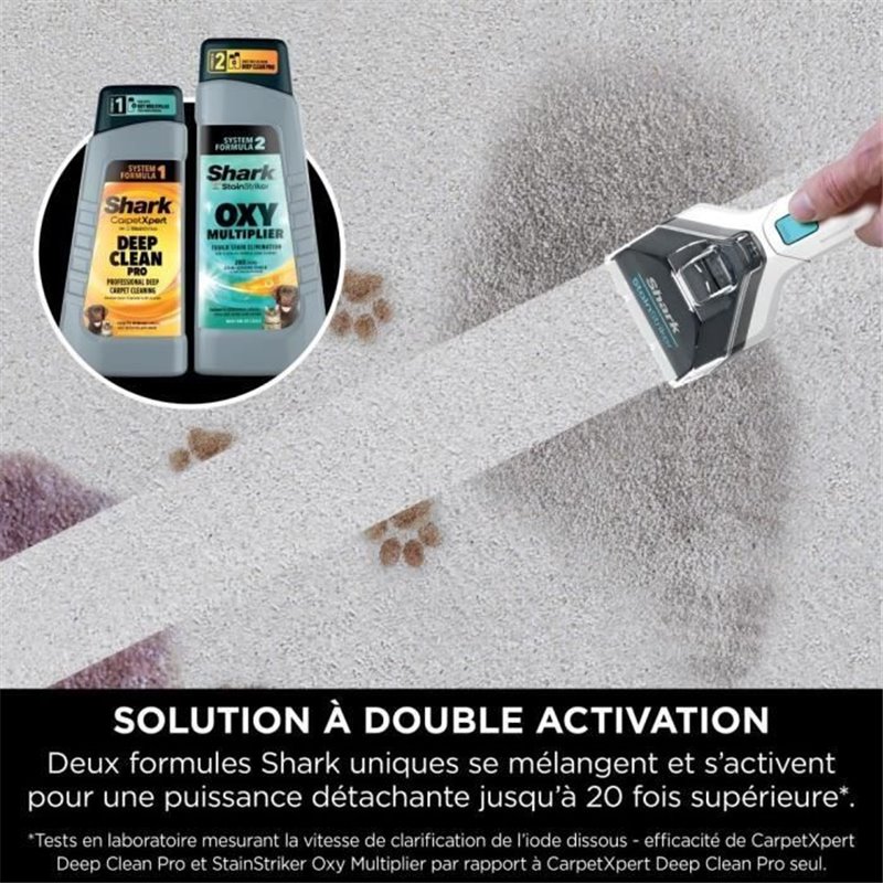 Image secondaire de Détacheur SHARK StainStriker PX200EUT - Détache, Nettoie et Aspire - Rayon d'action 5,7 metres - Compact et Portatif