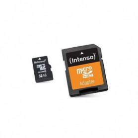 Carte Mémoire Micro SD avec Adaptateur INTENSO 3413480 32 GB Cours 10 16,99 €