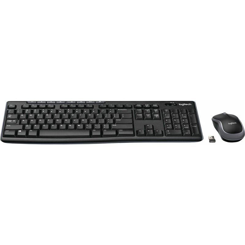 Image secondaire de Logitech Wireless Combo MK270 clavier Souris incluse Maison USB QWERTZ Allemand Noir