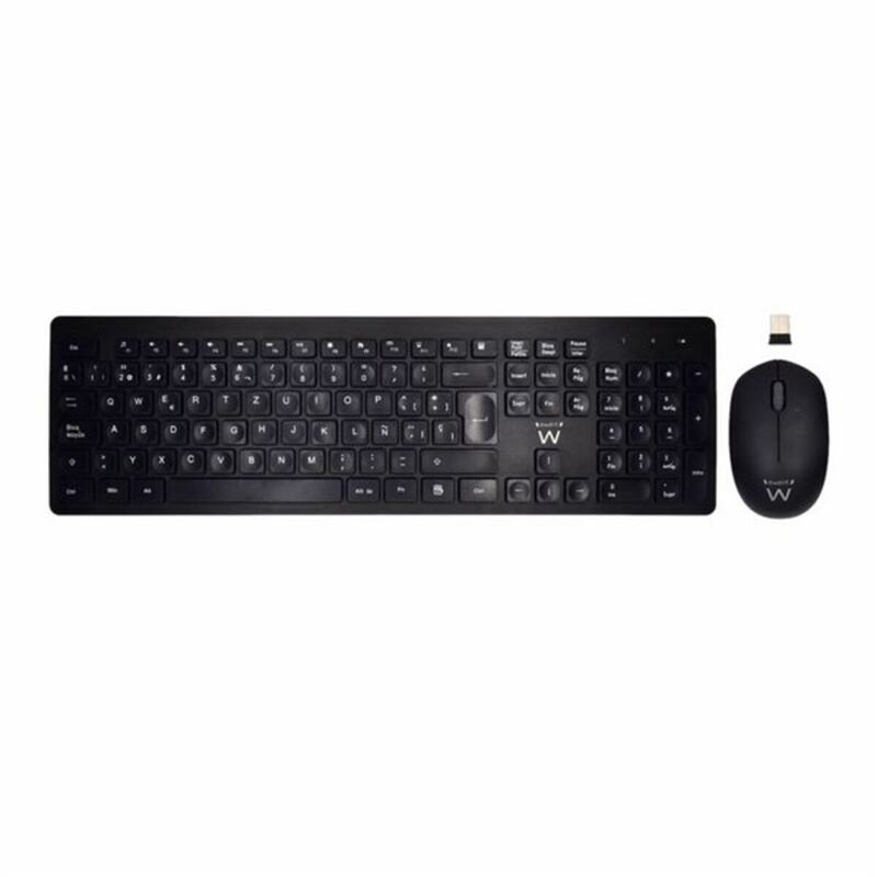 Image secondaire de Ewent EW3256 clavier Souris incluse RF sans fil QWERTY Espagnole Noir