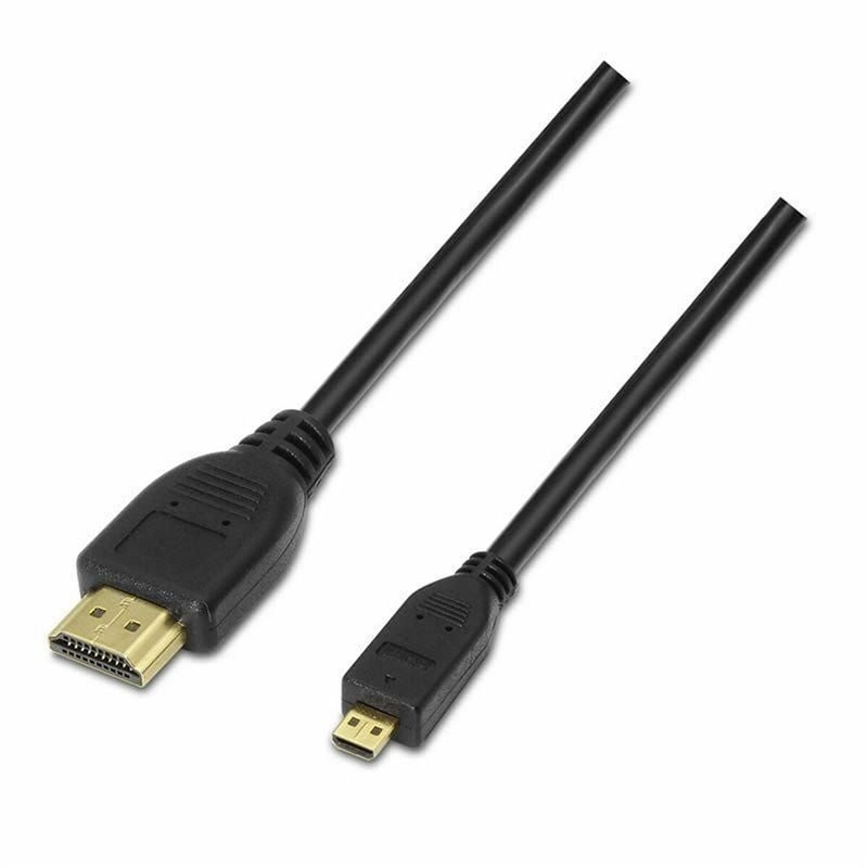 AISENS A119-0116 câble HDMI 0,8 m HDMI Type A (Standard) HDMI Type D (Micro) Noir