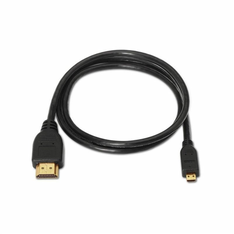 Image secondaire de AISENS A119-0116 câble HDMI 0,8 m HDMI Type A (Standard) HDMI Type D (Micro) Noir