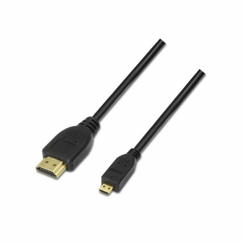 AISENS A119-0117 câble HDMI 1,8 m HDMI Type A (Standard) HDMI Type D (Micro) Noir