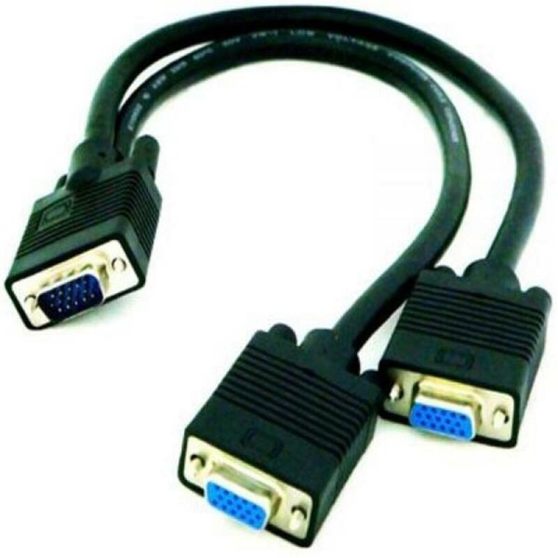 Nanocable 10.15.2000 câble VGA 0,45 m Noir