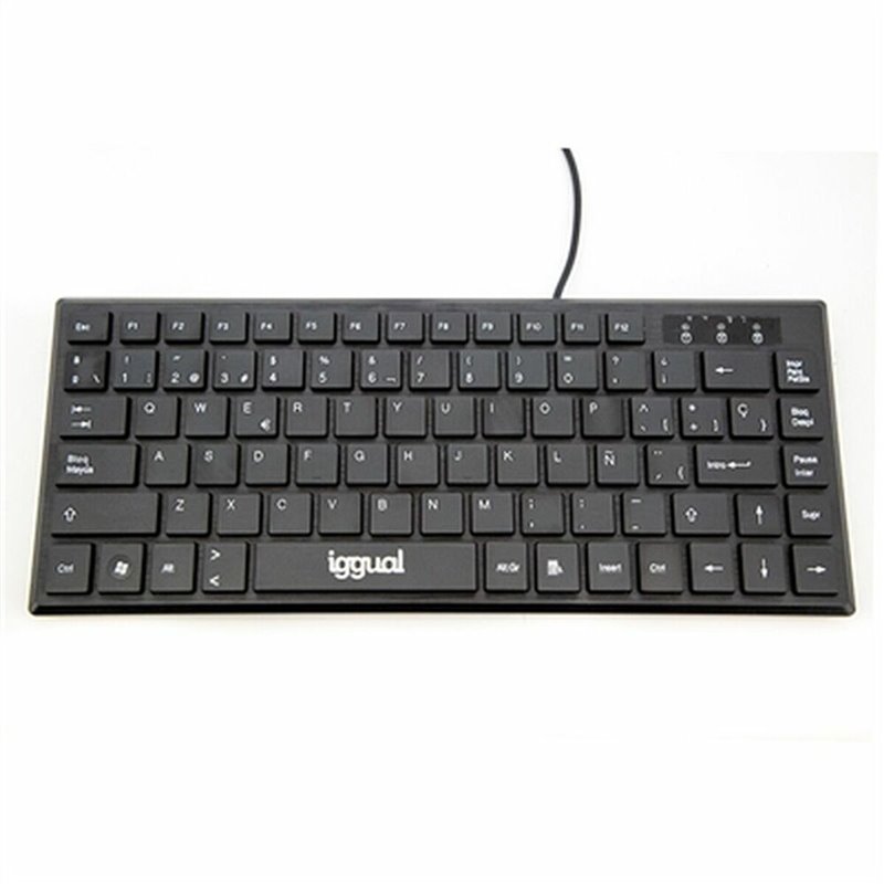 iggual IGG317082 clavier USB QWERTY Noir