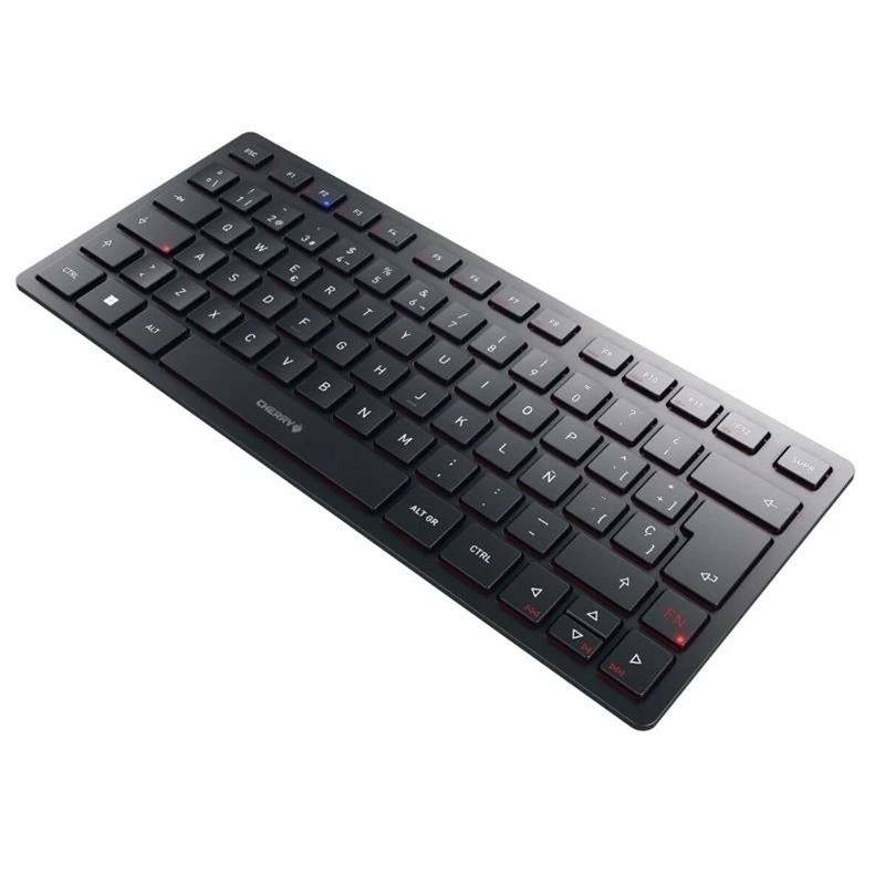 Image secondaire de CHERRY KW 9200 MINI clavier USB + RF Wireless + Bluetooth AZERTY Belge Noir