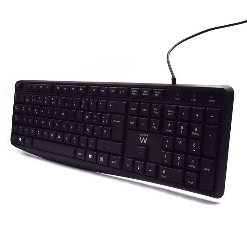 Image secondaire de Ewent EW3001 clavier USB QWERTY Espagnole Noir