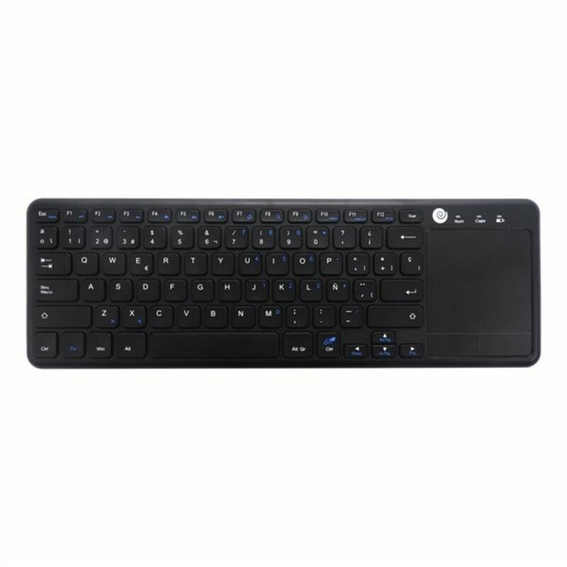 CoolBox CoolTouch clavier RF sans fil QWERTY Espagnole Noir