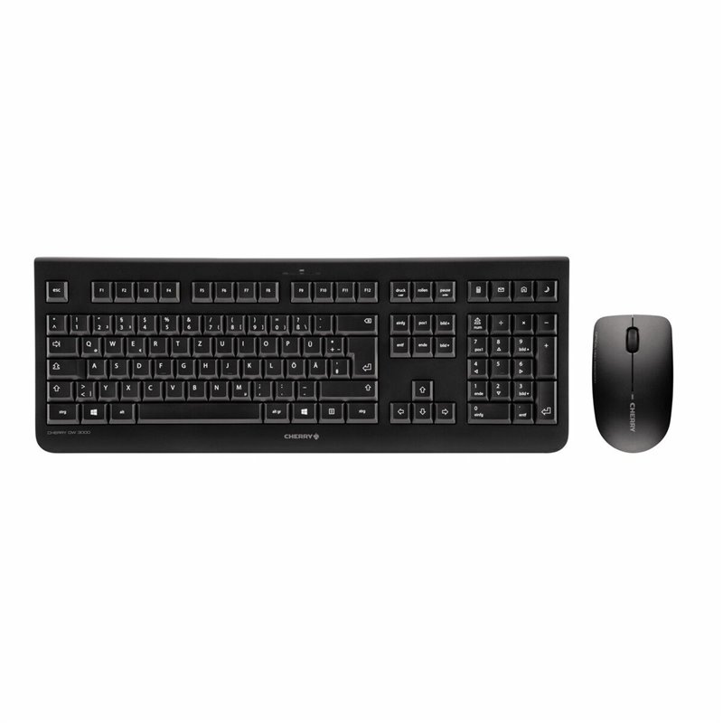 CHERRY DW 3000 clavier Souris incluse RF sans fil Espagnole Noir