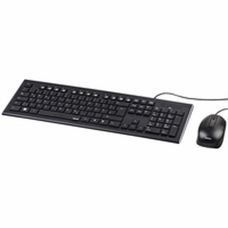 Hama Cortino clavier Souris incluse USB Noir